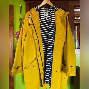 Joules Yellow Hooded Jacket